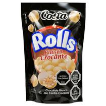 Chocolate Costa Rolls Blanco Crocante 140G