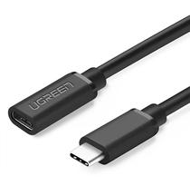 Cabo de Extensao Ugreen USB-C Macho para Femea 40574 - Preto