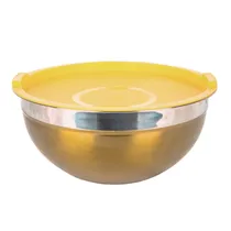 Taça de Aço Inoxidável Fundo Premium 28CM Colorido