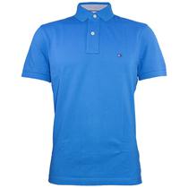 Camiseta Tommy Hilfiger Polo Masculino MW0MW03549-469 M Celeste