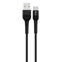 Cabo 4LIFE USB-A / USB-C (FLT2AC1B) 1 Metro / 5V / 3A - Preto