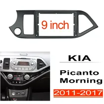 Moldura para 9" Kia Picanto(2011+)-Obs Solo Moldura Sin Accesorios