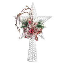 Estrela Árvore Natal Dourada 19×28 CM