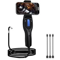 Câmera Borescópio Articulado Satellite A-GL921 para Smartphone - Preto 1 Metro