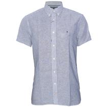 Camisa Tommy Hilfiger Masculino M/C MW0MW01554-902 s Cinza