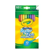 Marcadores Lavables Crayola Super Tips 58-8610 10 Unidades