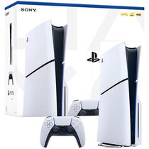 Console Sony Playstation 5 de 1TB SSD CFI-2000A01 Slim - Branco/Preto (Japones) - (Caja Fea)