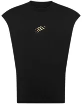 Regata Philipp Plein Sport Paec MRK0104 STE001N 0294 Tanktop T-Shirt Label Masculina