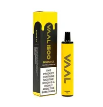 Pod Descartável Vaal 1500 Puffs - 5% Nic Salt - Banana Ice