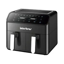 Freidora Air Fryer Interbras S40PY 2000W 8L 220V Negro