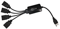 Hub USB Satellite A-HUB05 4 Portas Preto