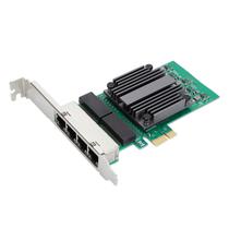 Placa PCI-e 4 Dual RJ45 Gigabit Ethernet Nic 82571