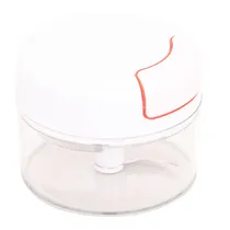 Picador de Alho Mini Branco-Vermelho