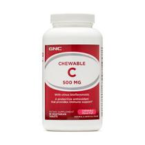 Chewable C 500MG GNC 90 Capsulas Vegetariana