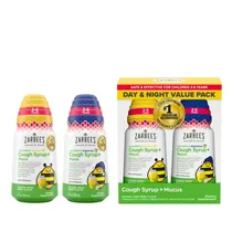 Zarbee’s Medicamentos Jarabe para La Tos Dia Y Noche para Niños Carton Amarillo