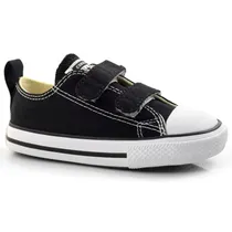 Calzado Converse All Star Negro/Blanco Infantil Bebe CK10410002