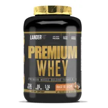 Landerfit Whey Protein Premium Whey 2.270G - Dulce de Leche