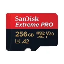 Cartao de Memoria SD Micro 256GB Sandisk Extreme Pro 200MBS