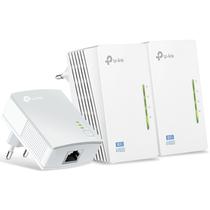 Repetidor de Sinal TP-Link AV600 Powerline TL-WPA4220 Tkit (3-Pack) 300MBPS