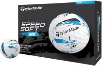 Bola de Golfe Taylormade Speed Soft Ink - Azul (12 Unidades)