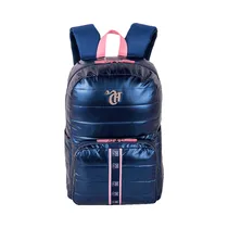 Mochila Sestini Capricho Puffer 076194-04 Azul Metálico