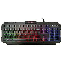 Teclado Gamer Satellite AK-837  Preto (Portugues)