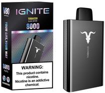 Vape Descartavel Ignite V80 Tobacco 8.000 Puffs - 12ML