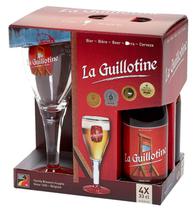 Kit Cerveja Delirium La Guillotine - 330ML X 4 + Taca de 250ML