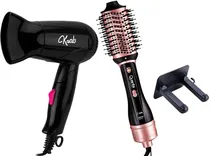 Escova Secadora Quanta 2 Em 1 QTES6001 Bivolt + Secador KBSC12