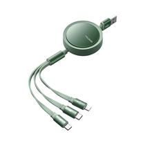 Cable Mcdodo CA-7251 USB-A A Lightning + Micro + USB-C 1.2M Verde