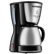 Cafeteira Eletrica Mondial Dolce Arome C-37JI - 800W - 30 Xicaras - 110V - Prata e Preto