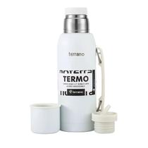 Terrano Termos Y Vasos Premium AC402021018 Acero/Metal 1L Blanco