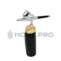 Aerografo Cordless Kit com Compressor - Preto/Dourado