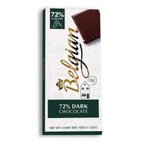 Barra Chocolate Belgian Extra Amargo 72% Cacau 100G