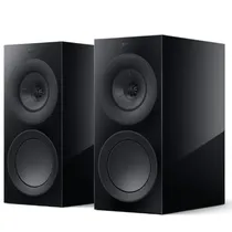 Caixa de Som Kef R3 Meta Bookshelf Indigo Gloss 3VIAS Par Black