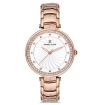 Relogio Analogico Feminino Daniel Klein DK.1.12692-2 Premium Ladies / Pulseira de Aco Inoxidavel - Rose Gold