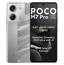 Celular Xiaomi Poco M7 Pro 5G 512GB / 12GB Ram / DS / 6.67 / 50MP Usa - Silver (Global)