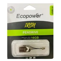 Ecopower Pendrive Iron 16GB Gris