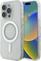 Capa Guess para iPhone 16 Pro Max GUHMP16XPFTDTEH - Plata