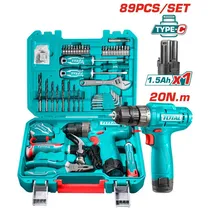 Kit de Ferramentas Total THKTKP10892 89Pçs