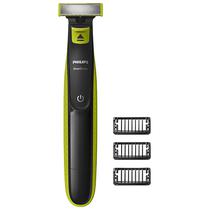 Barbeador Eletrico Philips Oneblade QP2724/10 - Recarregavel - Preto e Verde