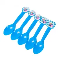 Colheres Descartaveis para Festa Party Favlors Happy Birthday com Estrelas 10PCS