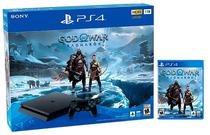 Console Sony Playstation 4 Slim 1TB 2215B HDR Bivolt Preto + Jogo God Of War Ragnarok