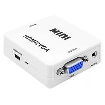 Adaptador Conversor HDMI2AV Full HD 1080 HDMI / VGA - Branco