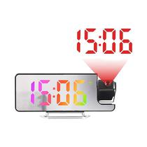 Relogio Digital Con Proyector Satellite AC-T6873 LED Colorido