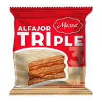 Alfajor Mazzei Recheado Doce de Leite Cobertura Chocolate Branco 65G