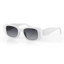 Oculos de Sol Feminino Daniel Klein DK4319-4 / Estilo Retangular - Branco