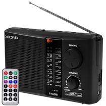 Speaker Radio Portatil Xion XI-RA28BT com SD / USB / Bluetooth / AM / FM - Preto