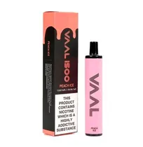 Pod Descartável Vaal 1500 Puffs - 5% Nic Salt - Peach Ice