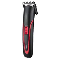 Barbeador Eletrico Portátil Hair Trimmer ZMS-688 / Recarregavel / 220-240V ~ 50/ 60HZ - Preto/ Vermelho